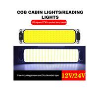 (108 cuentas de lámpara) LED 12-24V Iluminación interior del automóvil Tira de luz nocturna de lectura