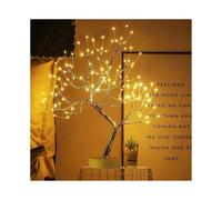 108 LED Firefly Tree String Lights Artificial Fairy Tree USB Battery Powered Touch Switch White Warm Light