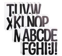 108 pegatinas de letras grandes, 9 hojas, vinilo autoadhesivo, kit de alfabeto grande para buzón, álbumes de recortes, camiones y manualidades, letras adhesivas delgadas, resistentes a la intemperie,