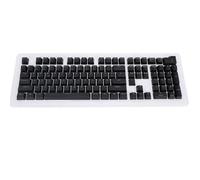 108 Teclas de 104 Teclas, Diseño Translúcido de Teclas de Teclado Alemán, Diseño Personalizado, para Teclado Mecánico, Fácil Instalación y Extracción (Black)