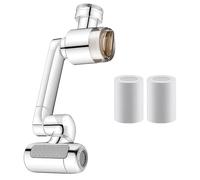 1080°Rotating Faucet Extender with Upward Facial Mist, 4 Water Modes & Built-In Filter, Universal Sink Aerator for Bathroom and Kitchen