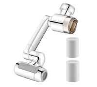 1080° Rotating Faucet Extender with Upward Facial Mist, 4 Water Modes & Built-In Filter, Water Saving, Adjustable Sink Sprayer for Kitchen Bathroom (1Pcs)