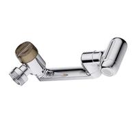 1080° Swivel Faucet Extender | 4 Mode Faucet Aerator With Filter | Universal Sink Tap Extension For Bathroom & Kitchen, Upward Spray Face Rinse, Splash Filter Attachment For Cleaning And Washing