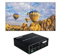 1080P @ 60HZ 2x2 Video Wall Controller HDMI/DVI Entradas 4 HDMI Salida Video Processor Apoyo Pantalla de Soporte de rotación de 180 Grados Soporte 1X2 2X1 2X2 1X3 3X1 1X4 4X1