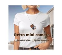1080P Cámara Digital Retro Grabadora de Video Luz de Relleno LED Pantalla IPS de 0.96 Pulgadas Cámaras Digitales Portátiles B