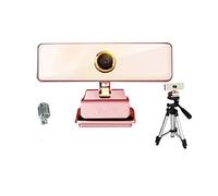1080P Computer Camera with Tripod USB HD Webcam with Microphone Driverless Web Camera for Laptop Or Desktop for Windows iOS Android