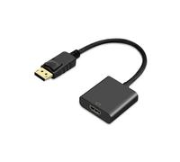 1080P DisplayPort to HDMI-compatible Adapter Male DP to Female HDMI-Compatible Cable Converter Video Audio for HDTV PC Projector