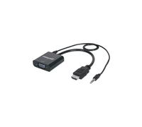 1080p HDMI a VGA Convertidor M/F Audio Fuente de 151450