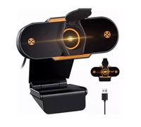 1080P USB Webcam with Built-in Microphone, Plug Play Computer Camera for Laptop Desktop HD Webcam with Privacy Cover Computer Accessories for Online Meeting, Streaming