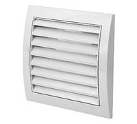 Ø 10857 km Hejilla de Rentilación Laconjada contra Lluvia y Viento y Válvula de Retención - ABS Negro