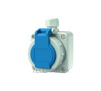 10863 / 16A2P+E 230V SCHUKO BASE MURAL I