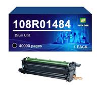 108R01484 Unidad De Tambor Compatible para Xerox C500N C500DT C505dn | 108R01481 108R01482 108R01483 108R01484 Tambor de imagen compatible para C500 C500DN C505 C505S C505X,Black-1 Pack