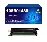 108R01486 108R01488 108R01485 108R01487 Unidad De Tambor Compatible para Xerox VersaLink C600 C605. Rendimiento del Tambor De Imagen: hasta 40 000 Páginas,Black-1 Pack
