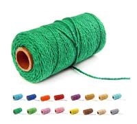 (109 yardas/1.5 mm/35 colores opcionales) Cotton Baker Twine Craft Macram? Artesana de cuerda de algodn natural que hace una cuerda de tejido de te