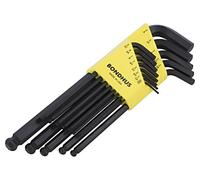 10937 Juego de llaves pulgadas, hexagonal, esférico ProTanium®, acero BONDHUS