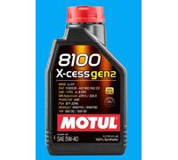 109774 Aceite Motor MOTUL 8100 X-CESS GEN2 Sintético 5W-40 1 L