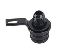10AN Breather Fitting Adapter | Black Aluminum Alloy Oil Catch Can Adapter for B16 B18 B20 Motor Units | Lightweight AN Fitting Replacement/Motor Breather Connector