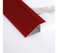 10cm Extra Wide Door Threshold ramp,90-150cm Long Floor Transition Strip,self-Adhesive Carpet Edge,Easy to Install,cuttable(Red,Long 110cm/43.3in)