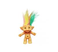 (10cm, Multicolor) 10cm Troll Doll Model Colored Long Hair Dam Doll Miniature Figurine Ornament Lovely Leprocauns Ugly Elf Doll Action Figure