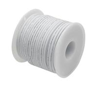 10colors Soft and Flexible Silicone Wire Spools 12 13 14 15 16 17 18 20 22 24 26 28 30awg(White; 13 AWG 7m)