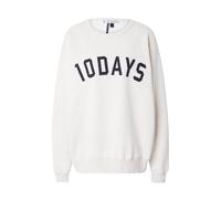 10Days Sudadera 'THE STATEMENT' crema / negro L crema / negro