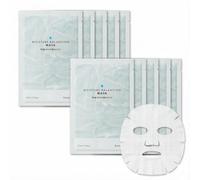 10EA Mascarilla de lámina equilibrante de humedad, hidratante y calmante con ácido hialurónico, máscara coreana para todo tipo de piel, lámina de gel de agua altamente adhesiva, sin esencia