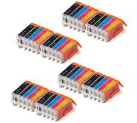 10er 20 30er 40er 50 60er Juego de Cartuchos de Tinta Compatibles con cartuchos de Tinta para Impresoras Canon Pixma PGI5 CLI8 PGI520 CLI521 PGI550 CLI551 PGI525 PGI526 • 10 x 20 x 30 x 40 x 50 x 60 x impresora cartuchos Rainbow kit Colour negro Cian Magenta Yellow • Compatible de tinta cartuchos for 0628B025 0628B001 0621B029 0620B027 2932B012 2932B001 2937B001 4529B010 4529B001 4544B001 6496B001 6431B001 6512B001 6447B001 6508B001 • PGI CLI 5 8 520 521 550 551 525 526 40er Set (16xBlack + 8xCyan + 8xMagenta + 8xYellow) Canon Pixma PGI520 / CLI521