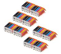 10er 20 30er 40er 50 60er Juego de Cartuchos de Tinta Compatibles con cartuchos de Tinta para Impresoras Canon Pixma PGI5 CLI8 PGI520 CLI521 PGI550 CLI551 PGI525 PGI526 • 10 x 20 x 30 x 40 x 50 x 60 x impresora cartuchos Rainbow kit Colour negro Cian Magenta Yellow • Compatible de tinta cartuchos for 0628B025 0628B001 0621B029 0620B027 2932B012 2932B001 2937B001 4529B010 4529B001 4544B001 6496B001 6431B001 6512B001 6447B001 6508B001 • PGI CLI 5 8 520 521 550 551 525 526 50er Set (20xBlack + 10xCyan + 10xMagenta + 10xYellow) Canon Pixma PGI520 / CLI521