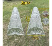 10ft x 2.3ft Plegable Multifuncional para Protección de Plantas con Estructura Metálica y Cordón Ajustable - Ideal para Jardines Exteriores, Cama Elevada y Cultivo de Fresas en Invierno