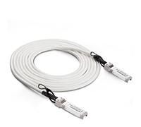 10G SFP+ DAC Cable - Twinax SFP Cable for Cisco SFP-H10GB-CU3M, Ubiquiti UniFi, D-Link, Supermicro, Netgear, Mikrotik, Fortinet, 3-Meter(10ft), White