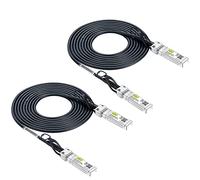 10G SFP+ DAC Twinax Cable, Passive, Compatible with Cisco SFP-H10GB-CU3M, Ubiquiti UniFi, Fortinet and More, 3 Meter(10ft), 2-Pack