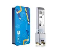 10Gb SFP+ RJ45 Transceptor, 10Gbase-T SFP+ Módulo Ethernet Soporta 10G/5G/2.5G/1.25G, Chip Marvell 113C, Compatible con Cisco SFP-10G-T-S,Ubiquiti UF-RJ45-10G,UniFi,Meraki,MikroTik..., 30 m