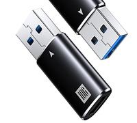 [10Gbps] Adaptador USB C Hembra a USB Macho, USB 3.1 A a USB C Super Speed Adaptador para iPhone 17 Air Pro Max , iphone 16 15 Plus Pro Max, Auriculares tipo C,Laptop, Cargador, Quest Link- Black.