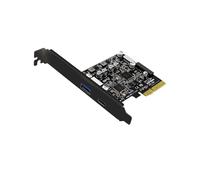 10Gbps PCIe to USB 3.2 Gen 2 Hub Card 4Port Desktop Adapter for Type-A/C Power, UASP Support for PC Expansion