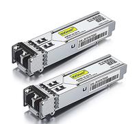 10Gtek 1.25G SFP 1000Base-SX, 850nm MMF, up to 550 Meters, Compatible with Ubiquiti UniFi UF-MM-1G,2 Pack