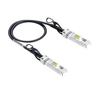 10Gtek 1.25G SFP DAC Twinax Cable 0.5 metros (1.65ft), pasivo, compatible con Cisco SFP-1GBASE-CU50CM, Ubiquiti UniFi, Netgear, TP-LINK, D-LINK, Open Switch