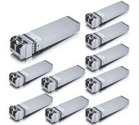 10Gtek 10-Piezas 10G SFP+ SR Multimodo Transceiver, 10GBase-SR LC Módulo Compatible para Cisco SFP-10G-SR, Meraki, Mikrotik S+85DLC03D, Ubiquiti UniFi, Netgear, Zyxel, D-Link, TP-Link, Open Switch