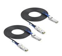 10Gtek 100G QSFP28 DAC Cable - 100GBASE-CR4 QSFP28 to QSFP28 Passive Direct Attach Copper Twinax Cable for Cisco QSFP-100G-CU2M, 2-Meter,2pack