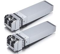 10Gtek [2 Pack] Intel E10GSFPSR Compatible SFP+ Multimode Transceiver - 10GBase-SR SFP+ Fibre Module, Dual LC Connecteur, 850nm, 300m