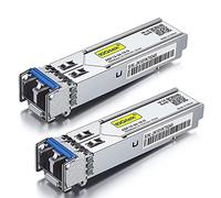 10Gtek 【2 pcs】 1.25G SFP Transceiver 1000Base-LX, 1310nm SMF, up to 10 km, Compatible with Ubiquiti UniFi UF-SM-1G, Pack of 10