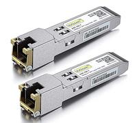 10Gtek [2 unidades] Transceptor HP compatible 1G SFP RJ45 J8177B/ J8177C, módulo de cobre 1000Base-T, hasta 100 metros