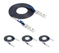 10Gtek 25G SFP28 SFP+ DAC Cable - 25GBASE-CR SFP28 Passive Direct Attach Copper Twinax Cable for Cisco SFP-H25GB-CU2M, Ubiquiti UC-DAC-SFP28, Supermicro and More, 2-Meter(6.6ft), 4-Pack