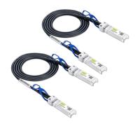 10Gtek 25G SFP28 SFP+ DAC Cable - 25GBASE-CR SFP28 Passive Direct Attach Copper Twinax Cable for Cisco SFP-H25GB-CU1.5M, Ubiquiti UC-DAC-SFP28, Supermicro and More, 1.5-Meter(5ft), 2-Pack