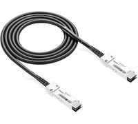 10Gtek 40G QSFP+ DAC Cable, 40GBASE-CR4 Passive Direct Attach Copper Twinax QSFP Cable for Cisco QSFP-H40G-CU1M, Meraki MA-CBL-40G-1M, Mikrotik, QNAP, Open Switches, 1-Meter(3.3ft)