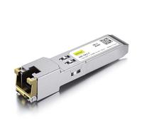 10Gtek ASF-GE-T - Modulo trasmettitore ricevitore in rame (connettore RJ-45, SFP, 1,25 Gb/s, GE, 1000Base-T, CAT5, rame, 100M)
