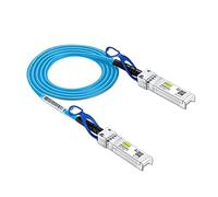 10Gtek [Blue] 25G SFP28 SFP+ DAC Cable - 25GBASE-CR SFP28 Passive Direct Attach Copper Twinax Cable for Cisco SFP-H25GB-CU0.3M, Ubiquiti, MikroTik, Arista, Supermicro and more, 0.3-Meter(1ft)