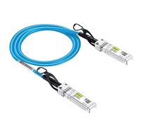 10Gtek Cable SFP+ DAC de 10 G para Ubiquiti UniFi, cable Twinax de cobre de conexión directa 10GBASE-CU, pasivo, 0.5 metros, azul