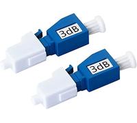 10Gtek LC/UPC Singlemode Fiber Optic Attenuator 3dB, 2 Pack, Male/Female, in-Line Attenuator, Single-mode Fixed