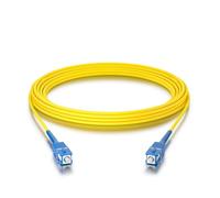 10Gtek OS2 SC a SC Cable de Fibra Óptica 10m- 9/125 Monomodo Simplex Fiber Patch Cable LSZH para Bidi SC Convertidor de Medios