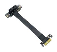 10Gtek PCIe 3.0 Extension Cable, X1 to X1, M to F, 180° to 90°, Cable Length 20cm, P311MF1520